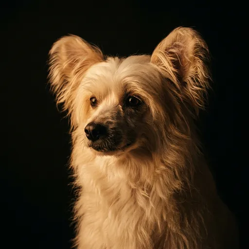 Chinese Crested (Powderpuff) portrait