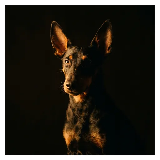Manchester Terrier portrait