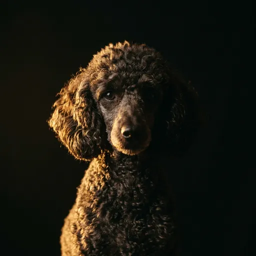 Miniature Poodle portrait