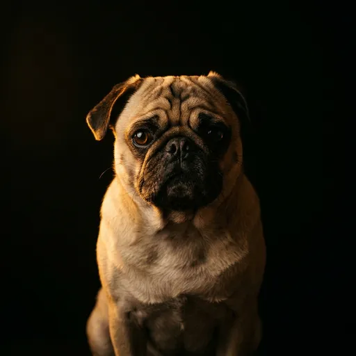 Pug portrait