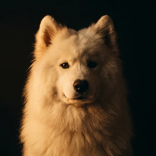 Samoyed portrait